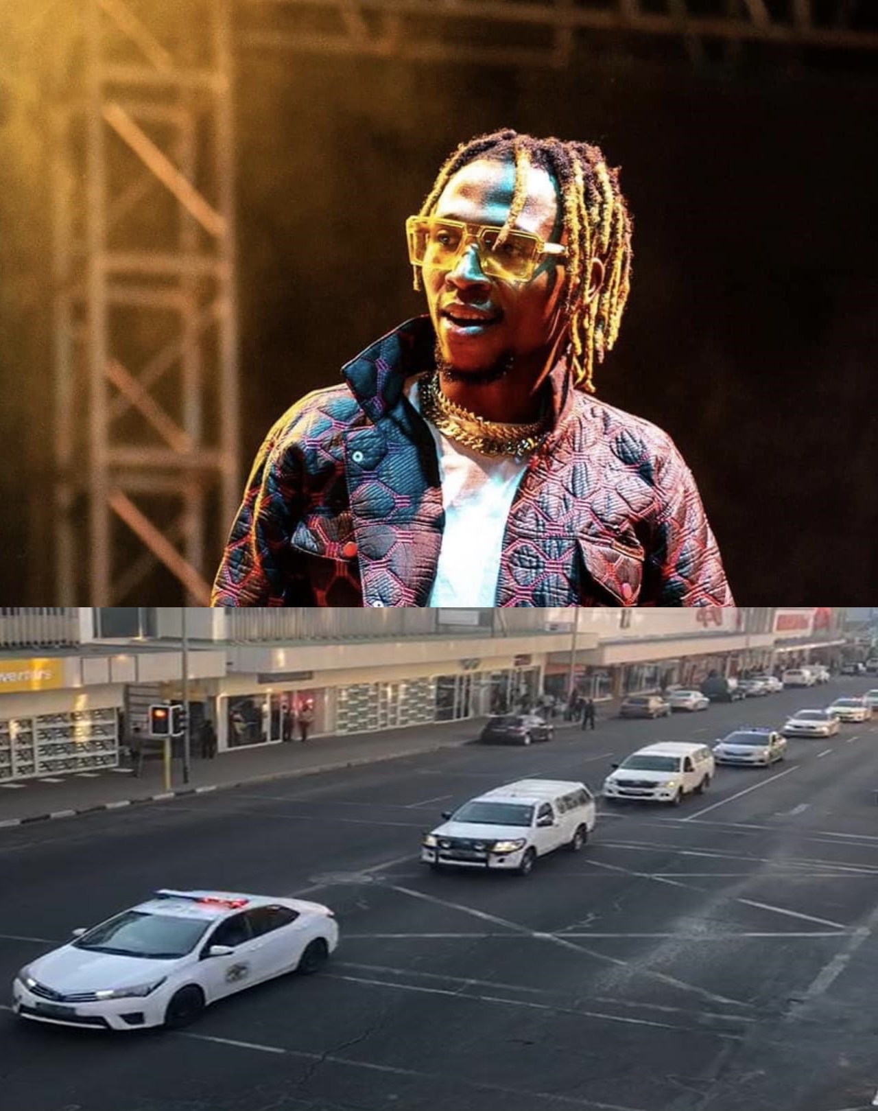 See Yo Maps Police Escort In Namibia (Watch Highlights)