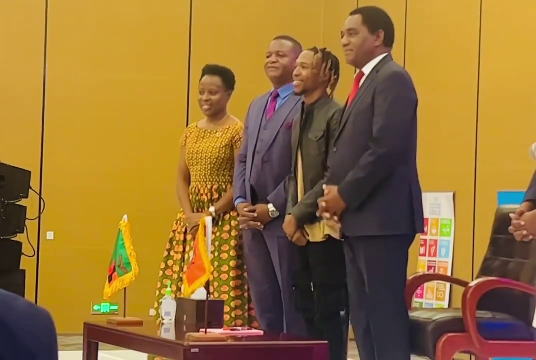 Yo Maps Displays Humility In The Presence Of President Hakainde Hichilema (Watch)