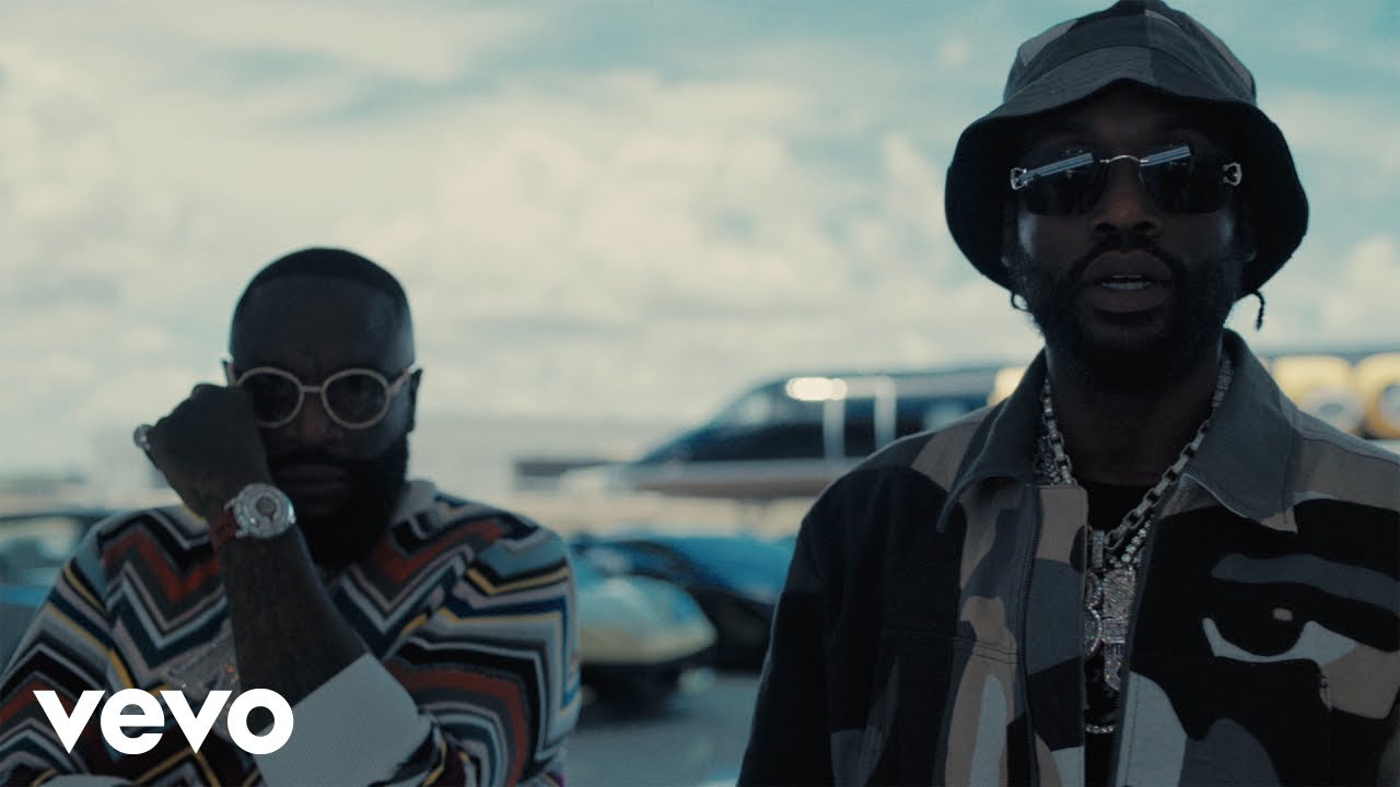 Rick Ross & Meek Mill Collaborate in "SHAQ & KOBE" Official Music Video